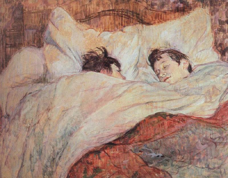 Henri de toulouse-lautrec the bed Germany oil painting art